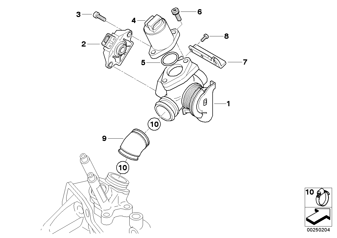 Drosselklappenstutzen