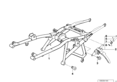 Rear frame