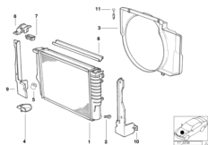 Radiator/frame