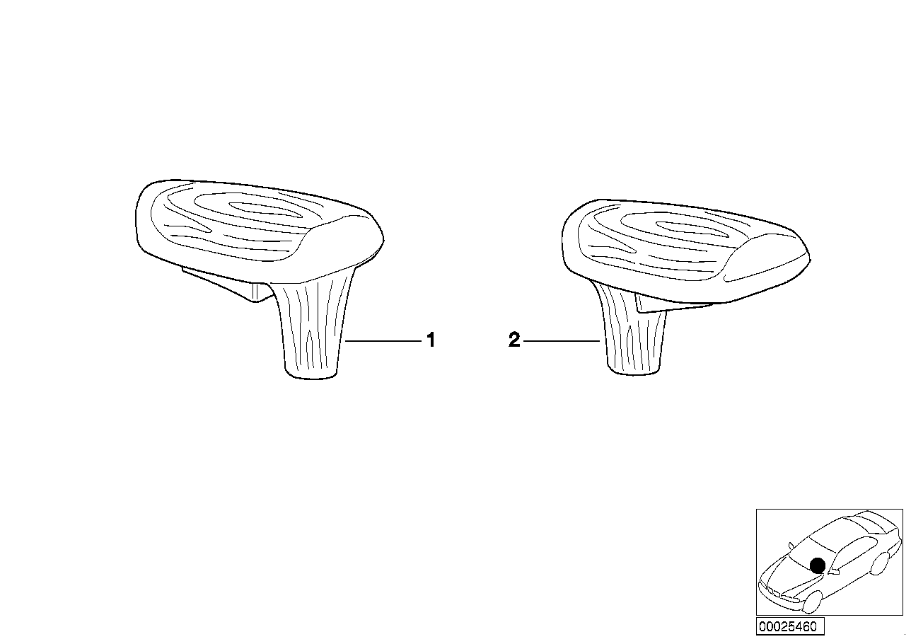 Pommeau de levier  bois individual