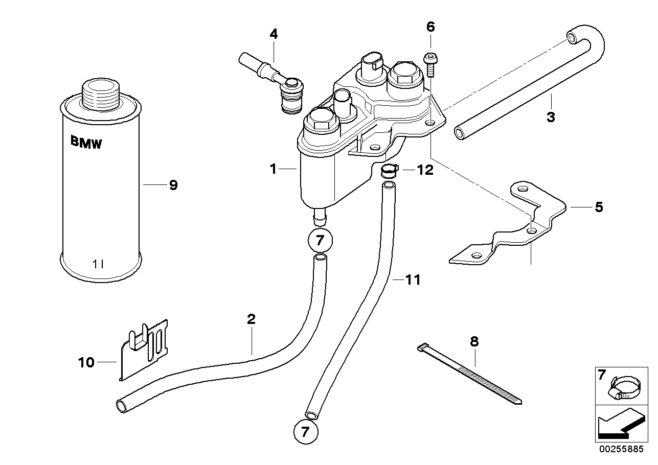 Flüssigkeitsbehälter mit Integral ABS