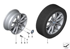 BMW LA wheel, V-spoke 378