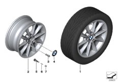 BMW LA wheel, V-spoke 411