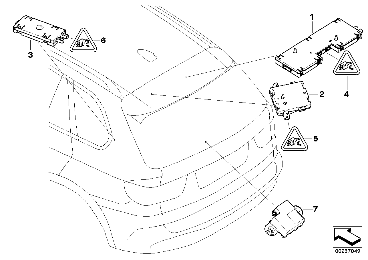 Single parts f antenna-diversity