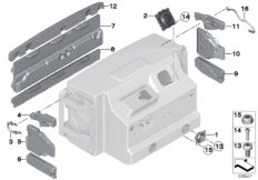 HV-ackumulator torped monteringsdelar