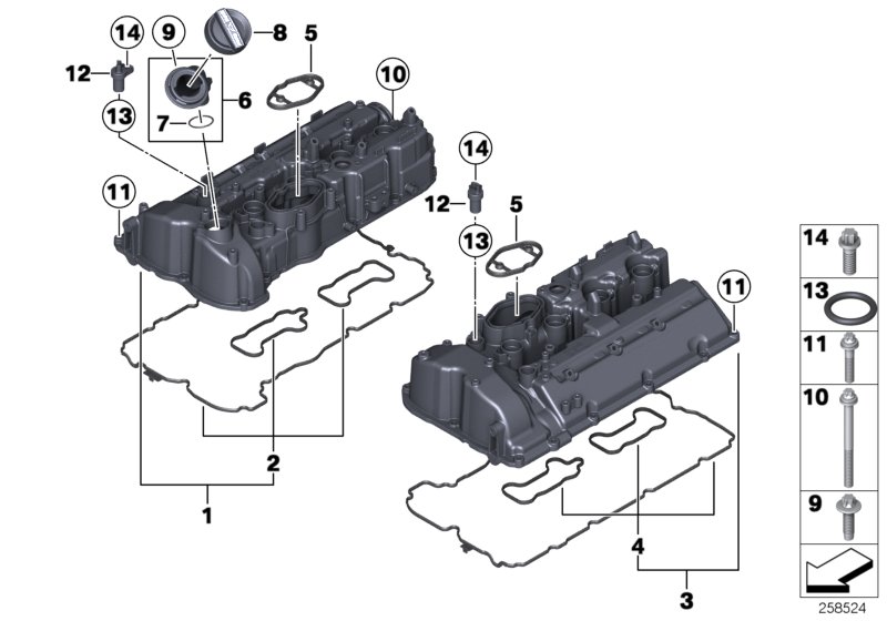 Cylinder head cover