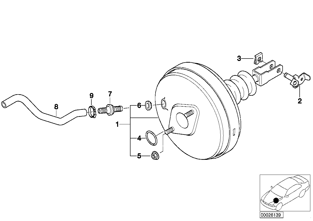 制动助力器 真空