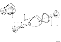 Cooling system-water pump