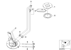 Fuel tank ventilation/Attaching parts