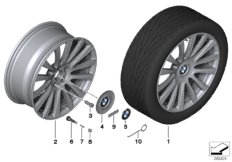 BMW LA wheel, individ., V-spoke 374-20''