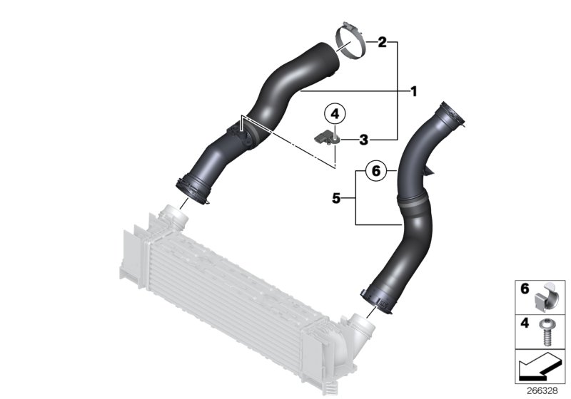 Charge-air duct