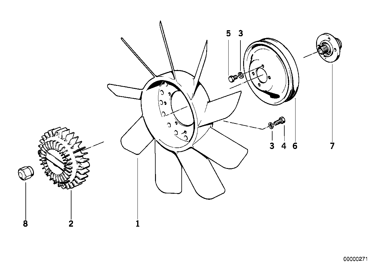 冷却系统风扇/风扇离合器