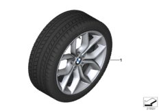 Winter wheel&tyre, Y-spoke 308