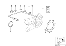 Wheel speed sensor, rear