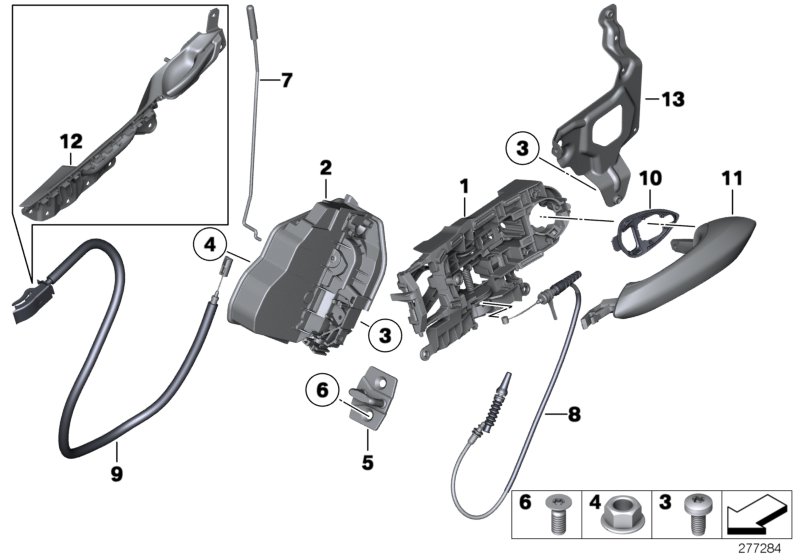 Système de fermeture porte arrière