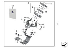 Pièces montage navigateur BMW Motorrad
