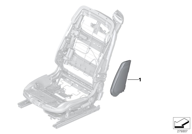 Individual airbag stol fram