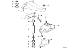 Suspensão do motor/amortecedor do motor