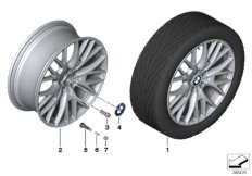 BMW LA wheel cross spoke 404-20''