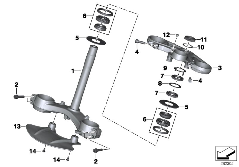 Fork bridge