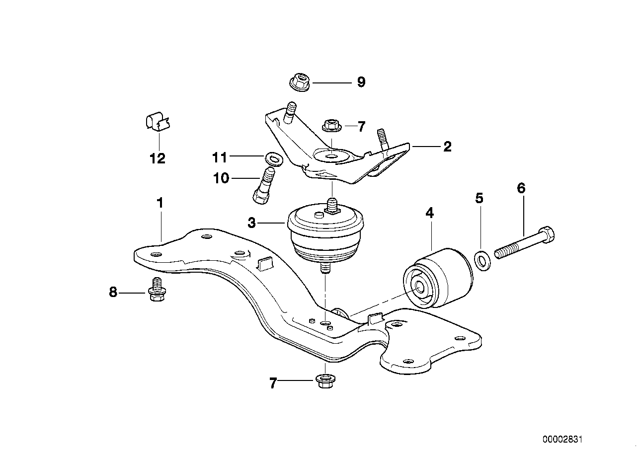 Suspensão caixa vel./ caixa automática