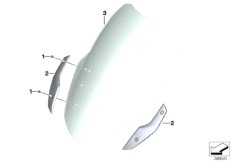 Windschild / Befestigung