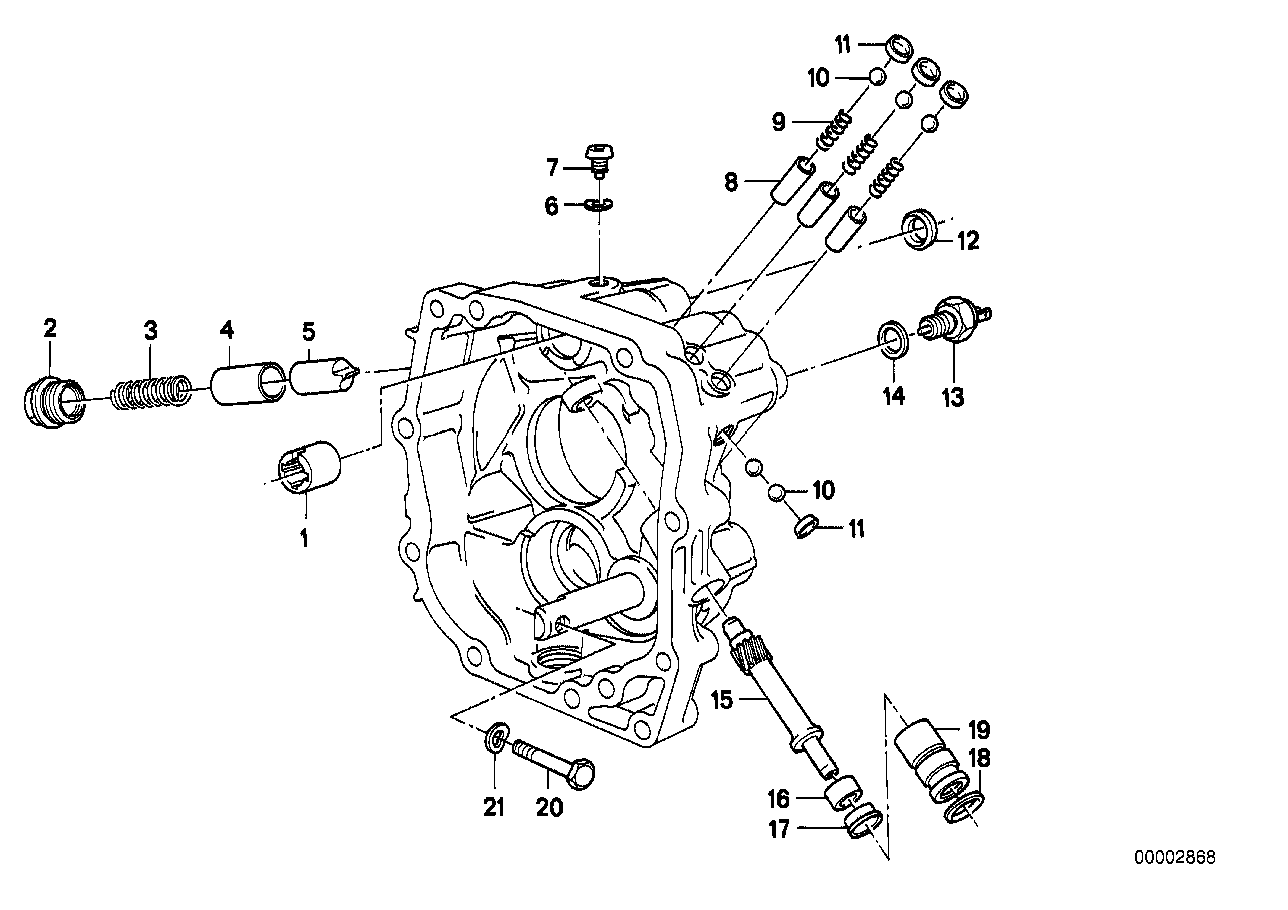 Getrag 242 IN メカニズム/タコ駆動装置