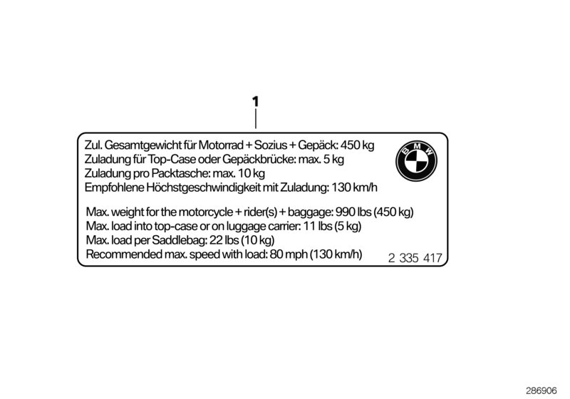 Label "total weight"