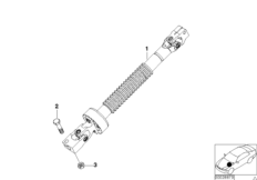 Steer.col.-lower joint assy