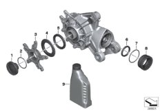 Bevel gear, single parts