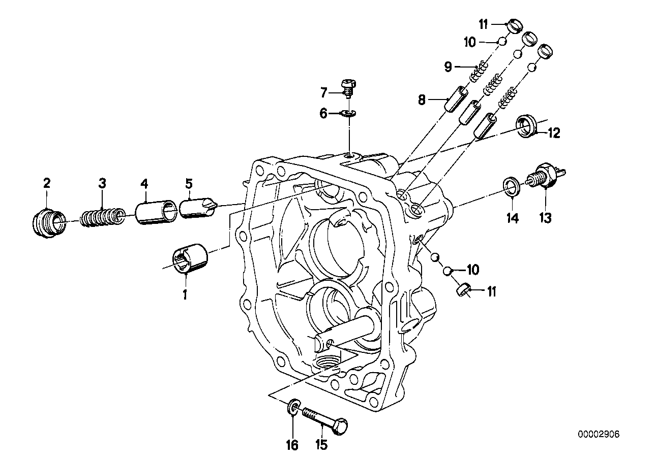 Getrag 242 partes de manitobra interior