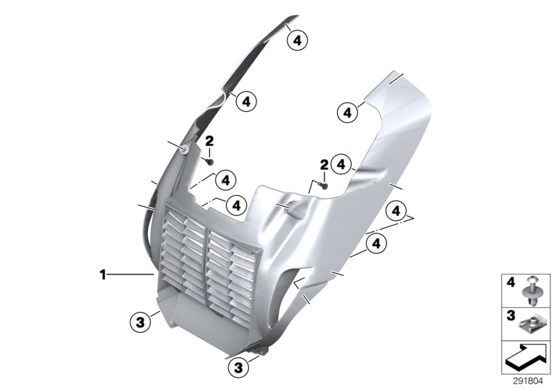 Couvre-radiateur en plastique