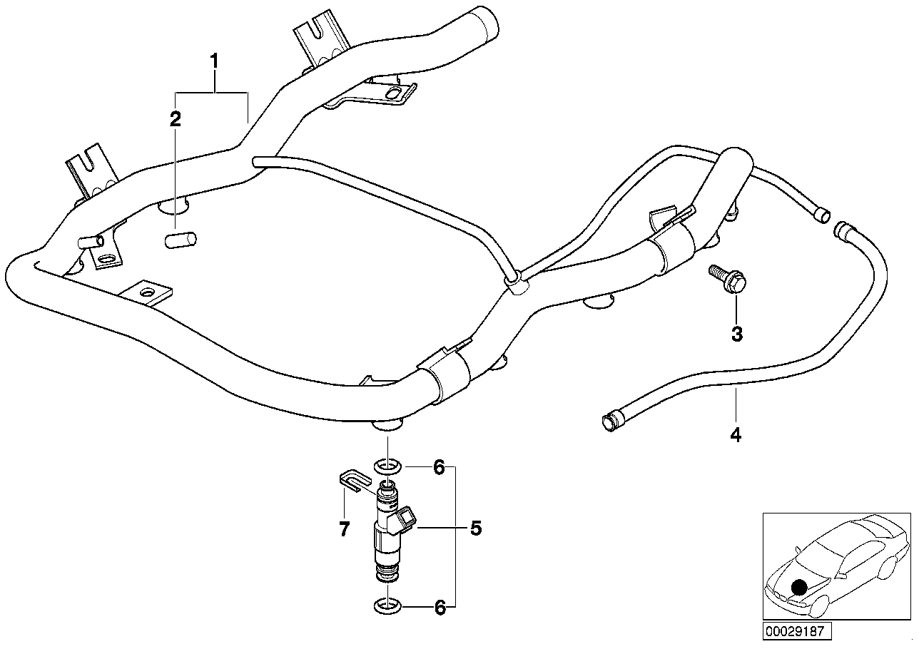 Valves/Pipes of fuel injection system