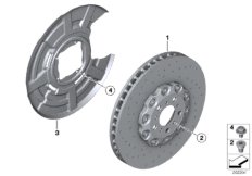 Front wheel brake disc perforated