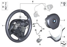 M Sportratt airbag multifunktionell