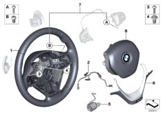 M sport st.wheel,airbag,multif./paddles