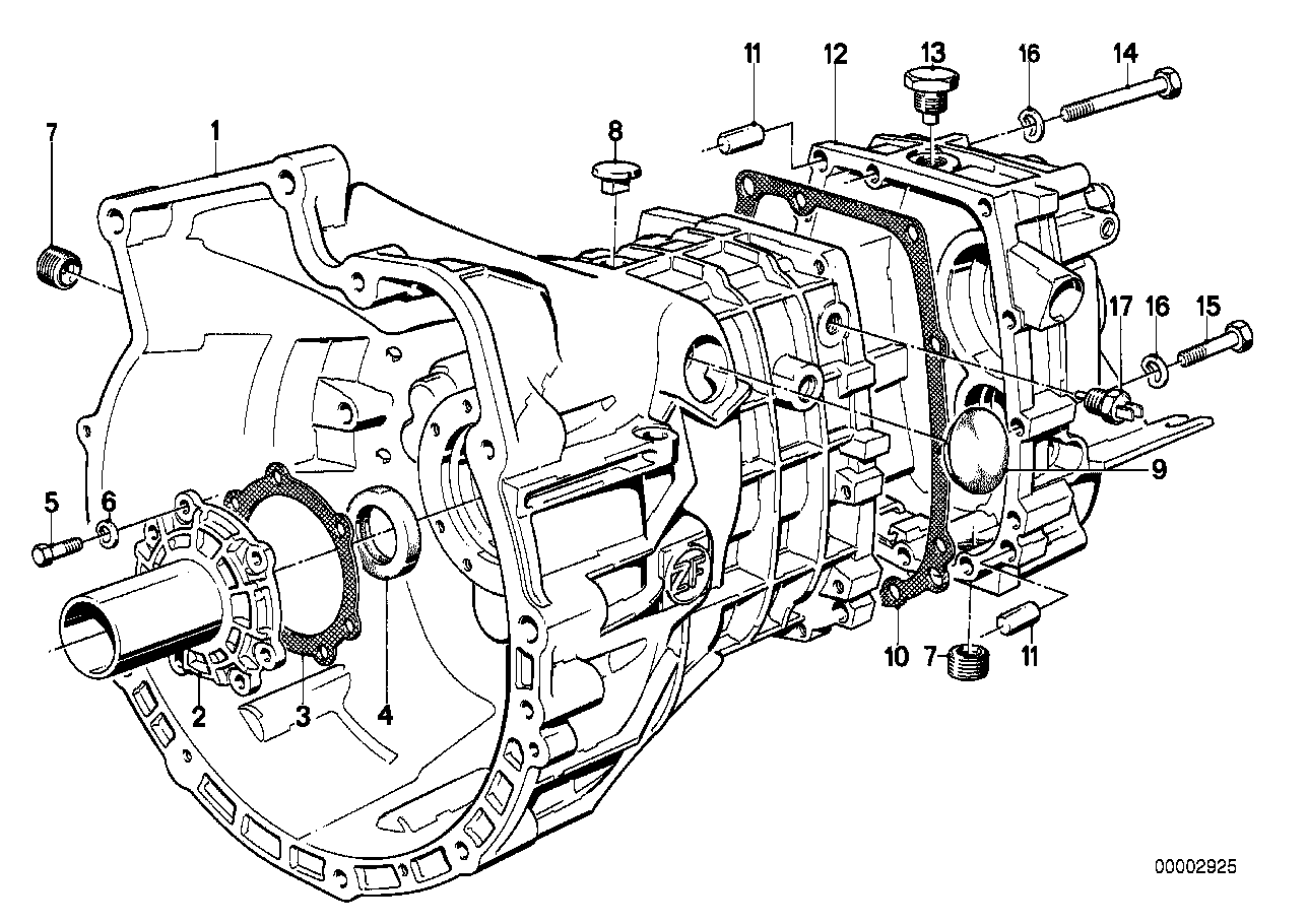 ZF s5-16 carter+pezzi montabili