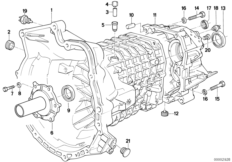 Getrag 260/5/50 carter+pezzi montabili