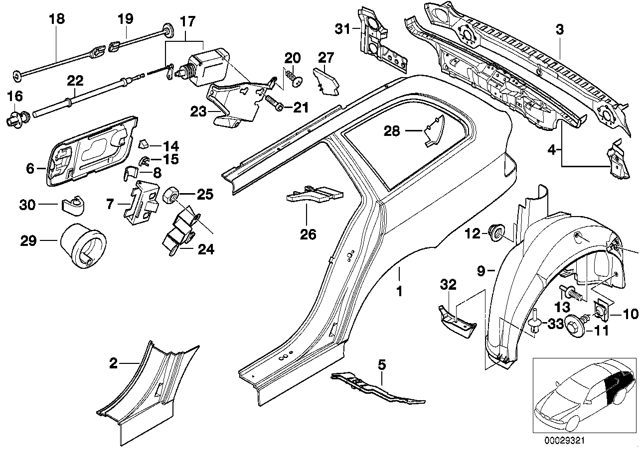 侧围/尾部饰件