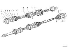 Getrag 235 tandw.set-onderdel.