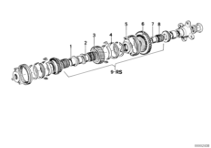 Getrag 235 tandw.set-onderdel.