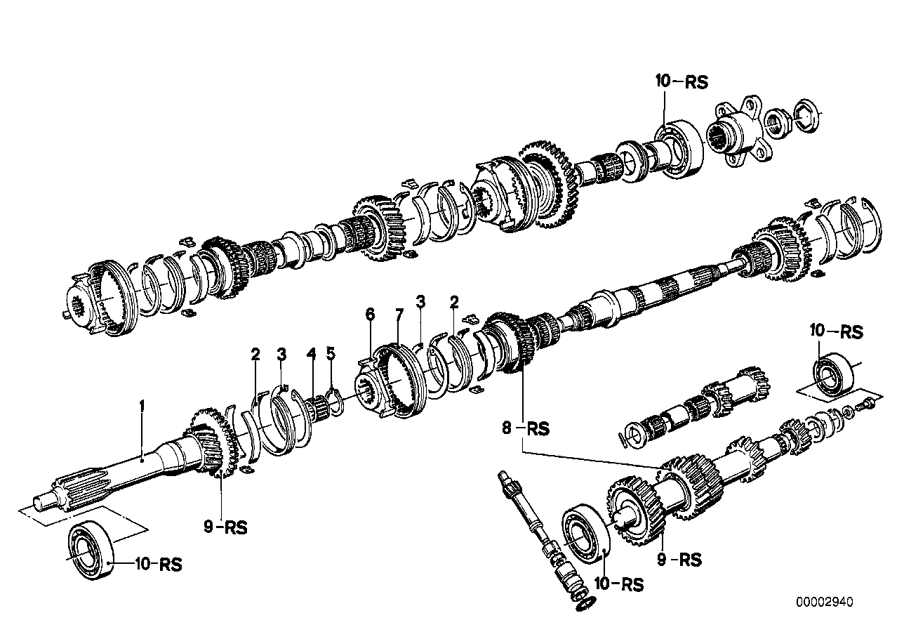 Getrag 235 Tekerl.seti parç./onar.tak.