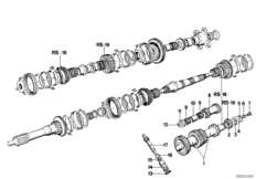 Getrag 235 tandw.set-onderdel./repar.set