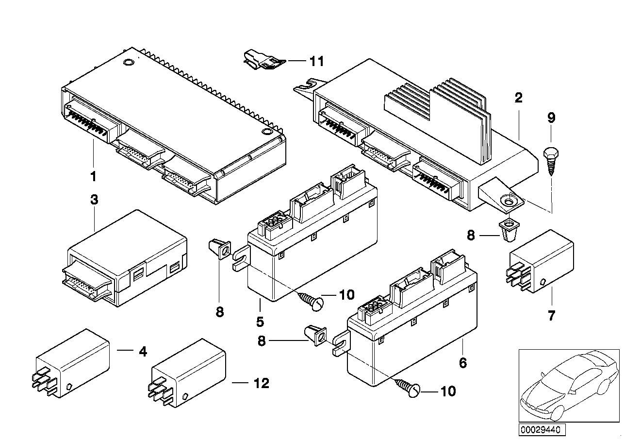 Karrosseriestyrdon och modul