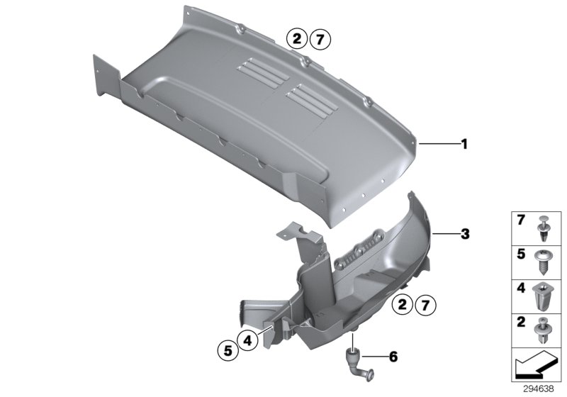 Folding top compartment