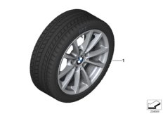 Winter wheel&tyre, V-spoke 390