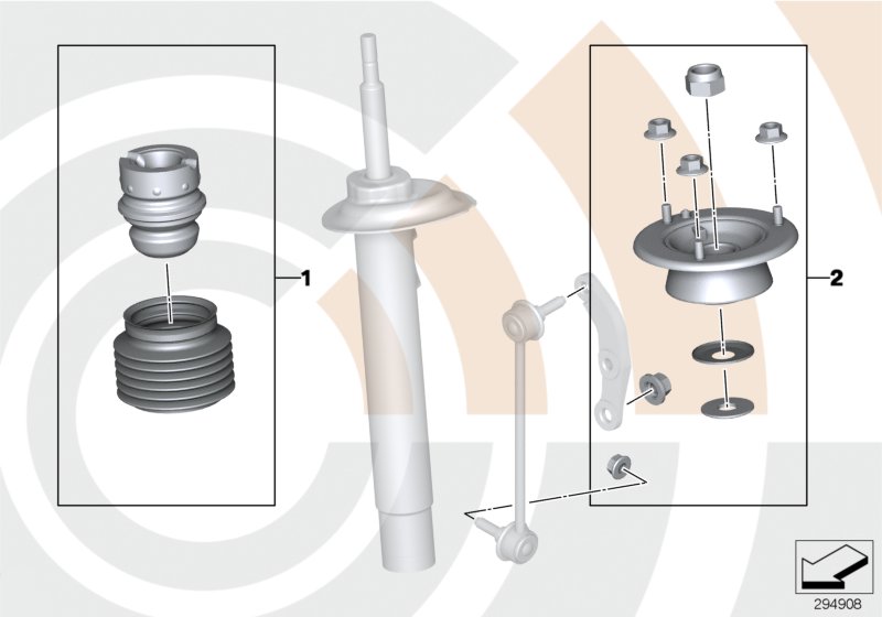 Reparatiesets schokdempers voor