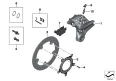 Frein de roue arrière