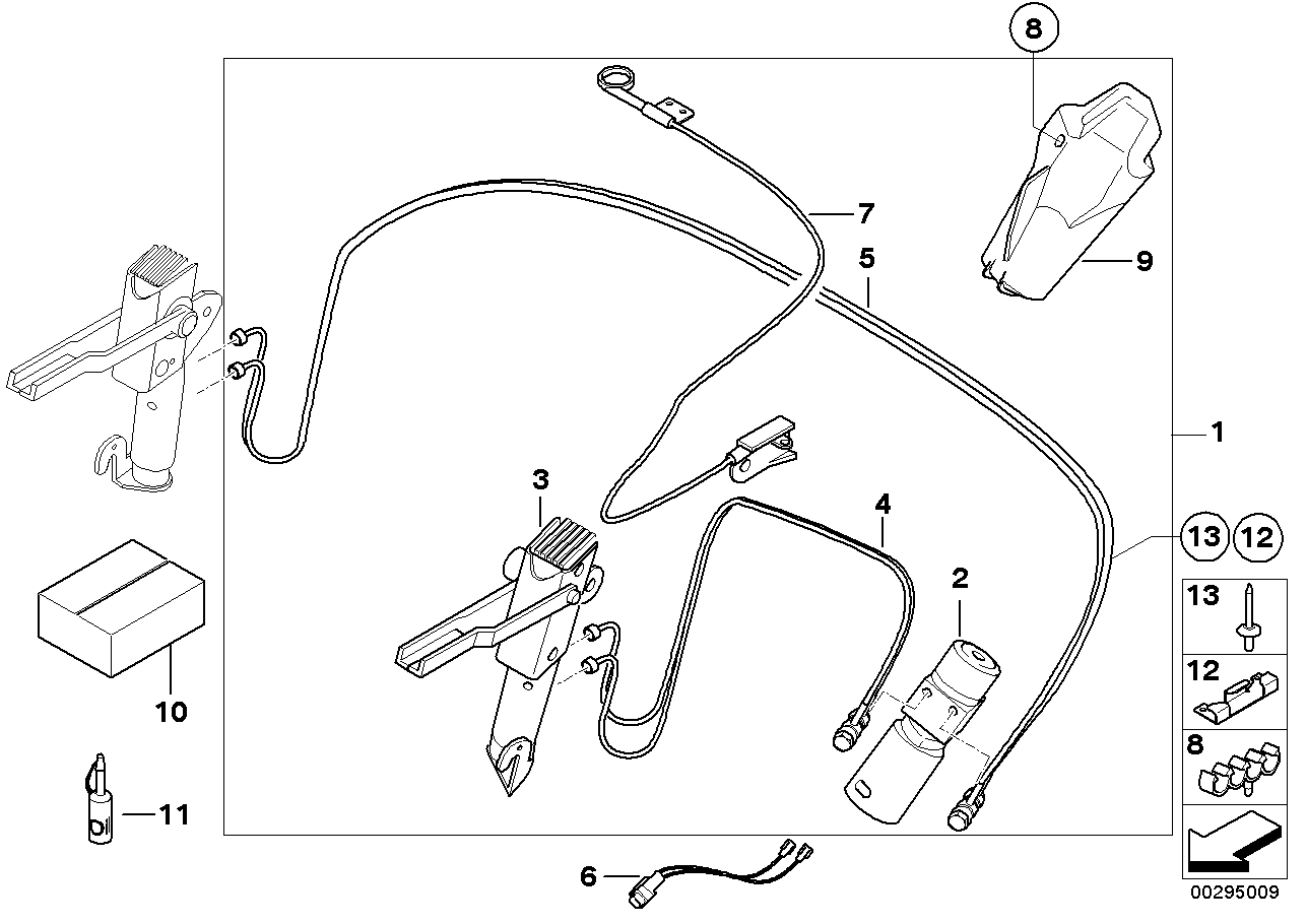 Electro-hydraulic folding top parts