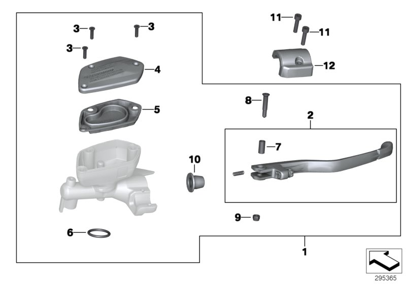 Handremarmatuur stuurklemming M6